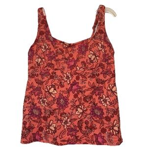 Lands' End Coral Tankini Size 14